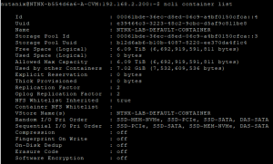 Maxi Best Of Nutanix CLI: storage containers – Julien Dumur