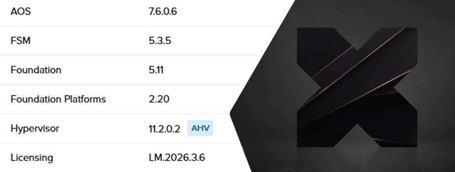 Nutanix AOS 7.6, AHV 11.2 and PC 7.6: upgrade report